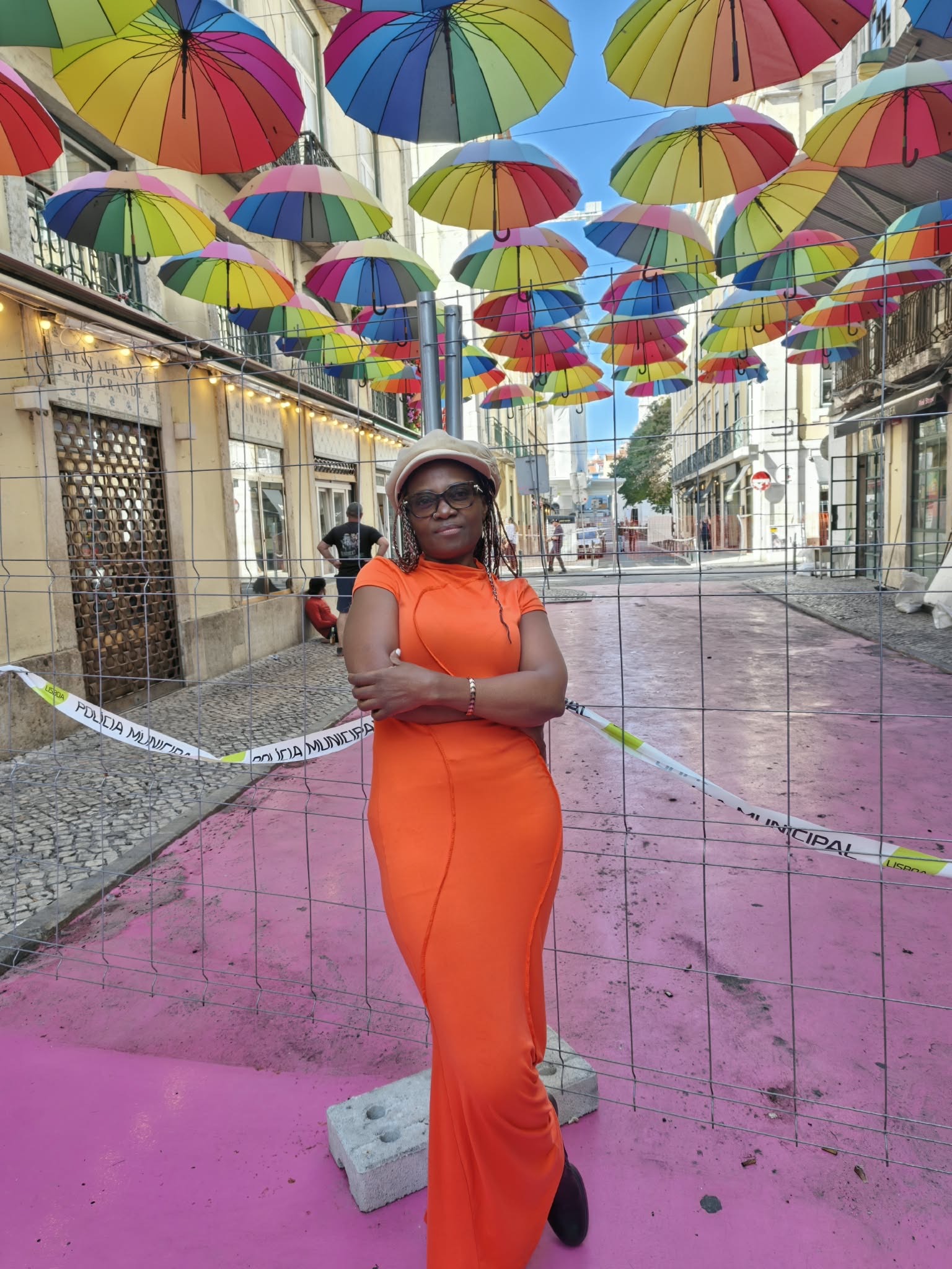 Lisbon umbrellas