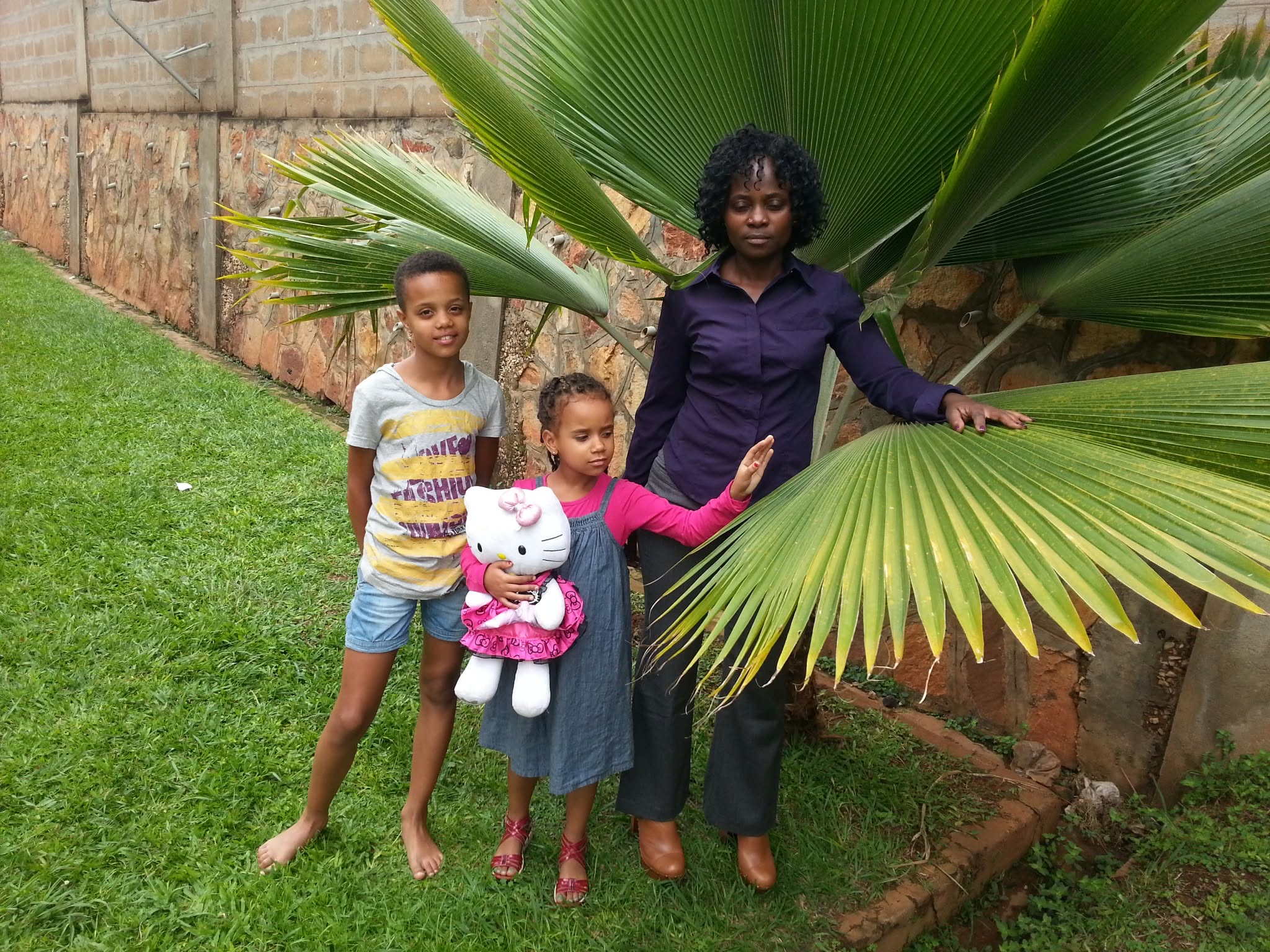 With my children
